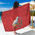 Merry Cocka-mas Sarong Australia Christmas Red Art - Aussie Hoodie