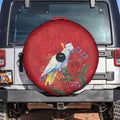 Merry Cocka-mas Spare Tire Cover Australia Christmas Red Art - Aussie Hoodie
