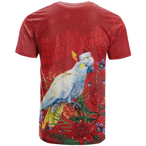 Merry Cocka-mas T Shirt Australia Christmas Red Art - Aussie Hoodie