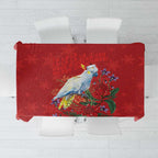 Merry Cocka-mas Tablecloth Australia Christmas Red Art - Aussie Hoodie