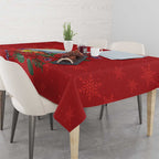 Merry Cocka-mas Tablecloth Australia Christmas Red Art - Aussie Hoodie