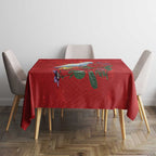 Merry Cocka-mas Tablecloth Australia Christmas Red Art - Aussie Hoodie
