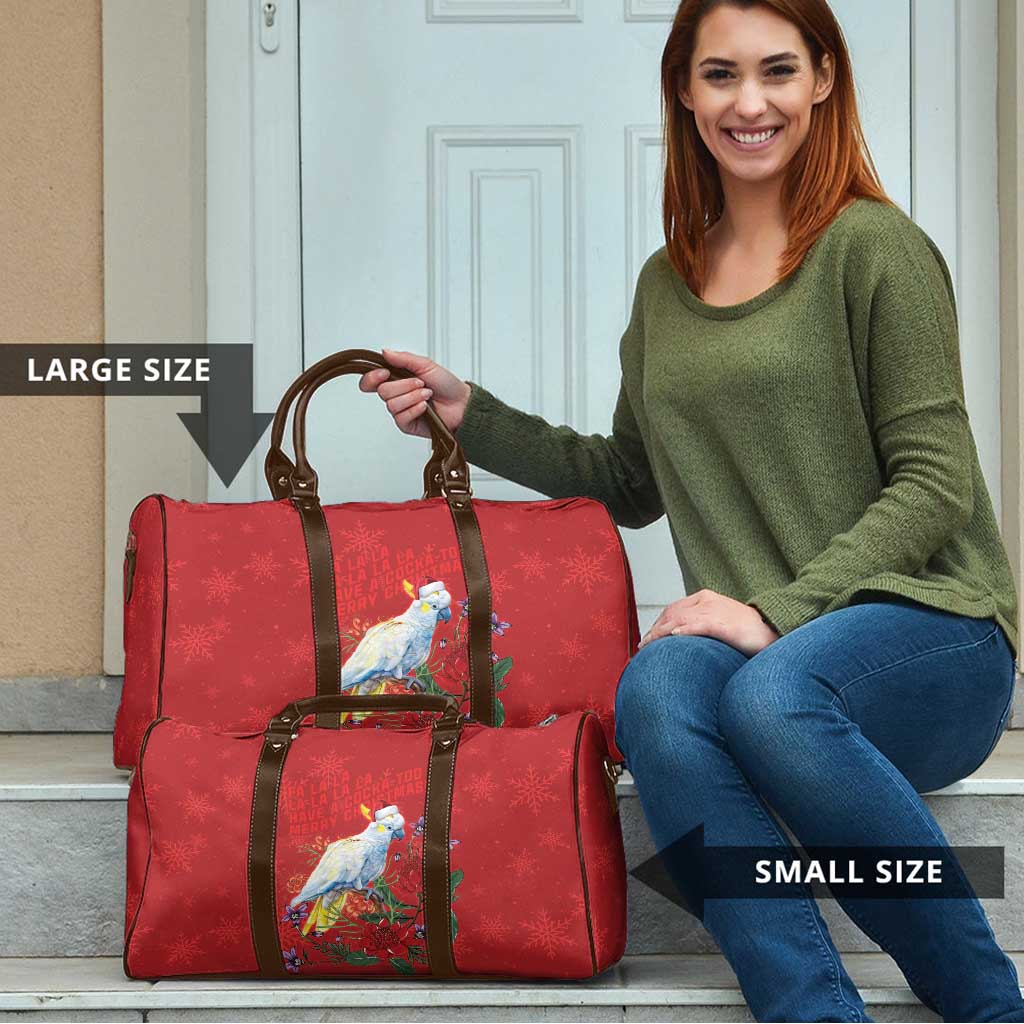 Merry Cocka-mas Travel Bag Australia Christmas Red Art - Aussie Hoodie