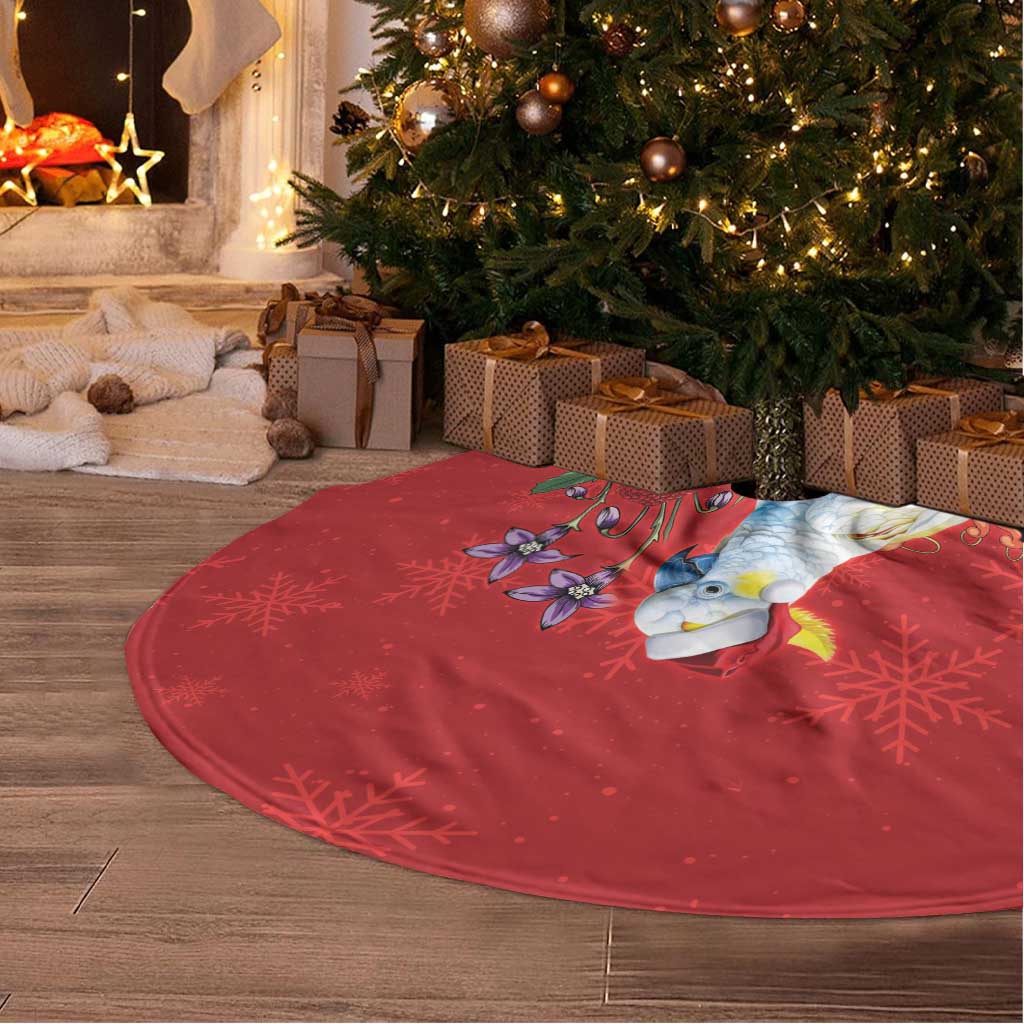 Merry Cocka-mas Tree Skirt Australia Christmas Red Art - Aussie Hoodie