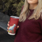 Merry Cocka-mas Tumbler Cup Australia Christmas Red Art - Aussie Hoodie