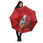 Merry Cocka-mas Umbrella Australia Christmas Red Art - Aussie Hoodie