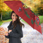 Merry Cocka-mas Umbrella Australia Christmas Red Art - Aussie Hoodie