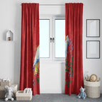 Merry Cocka-mas Window Curtain Australia Christmas Red Art - Aussie Hoodie