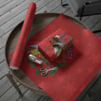 Merry Cocka-mas Wrapping Paper Australia Christmas Red Art - Aussie Hoodie