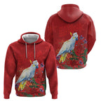 Merry Cocka-mas Zip Hoodie Australia Christmas Red Art - Aussie Hoodie
