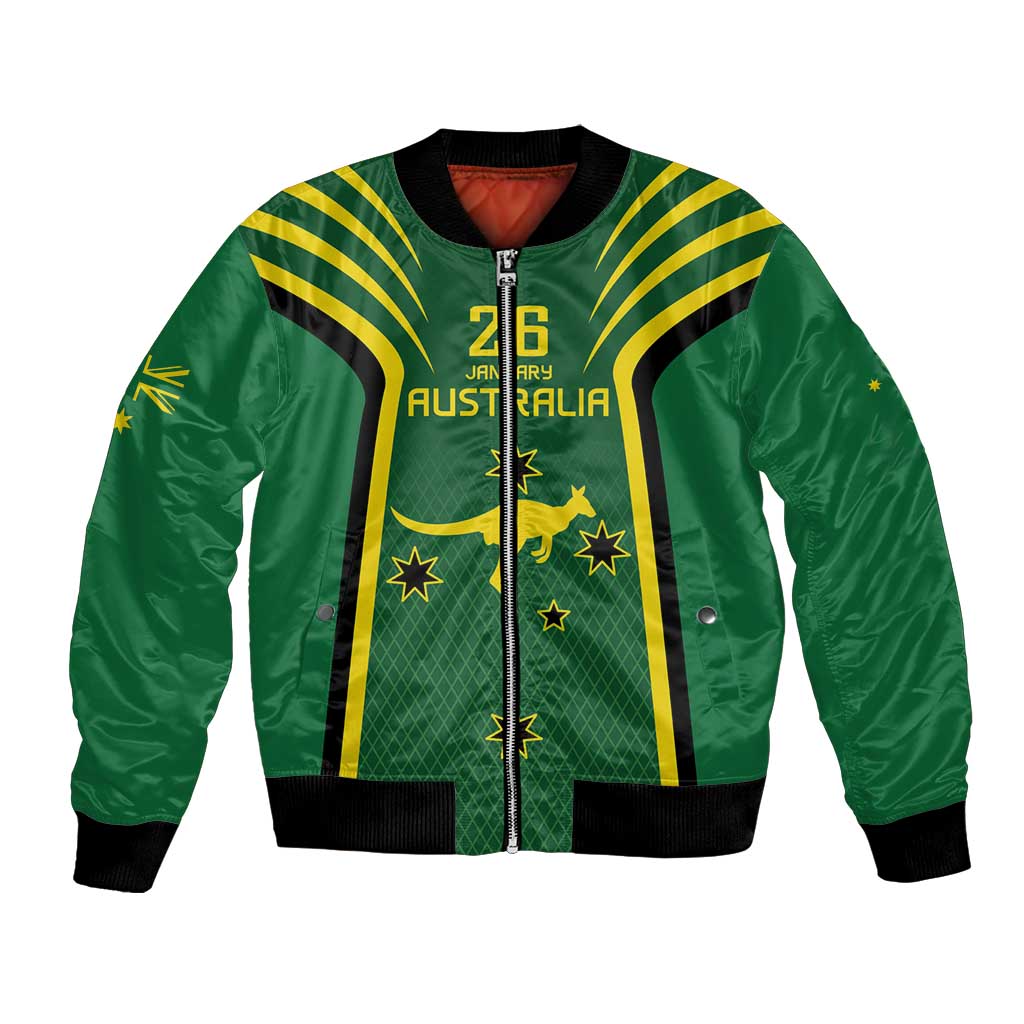 Australia Day 26 January Personalised Bomber Jacket With National Color