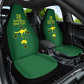 Australia Day 26 January Personalised Car Seat Cover With National Color