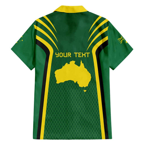 Australia Day 26 January Personalised Family Matching Off Shoulder Short Dress and Hawaiian Shirt With National Color