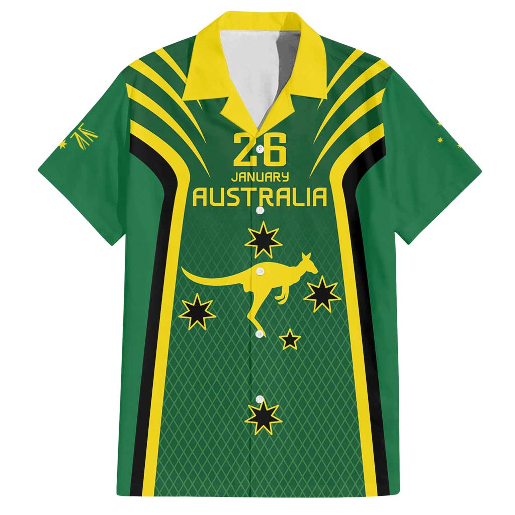Australia Day 26 January Personalised Family Matching Summer Maxi Dress and Hawaiian Shirt With National Color