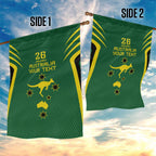Australia Day 26 January Personalised Garden Flag With National Color