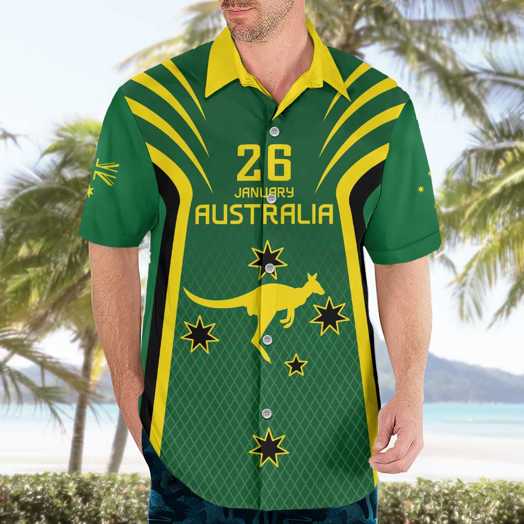 Australia Day 26 January Personalised Hawaiian Shirt With National Color