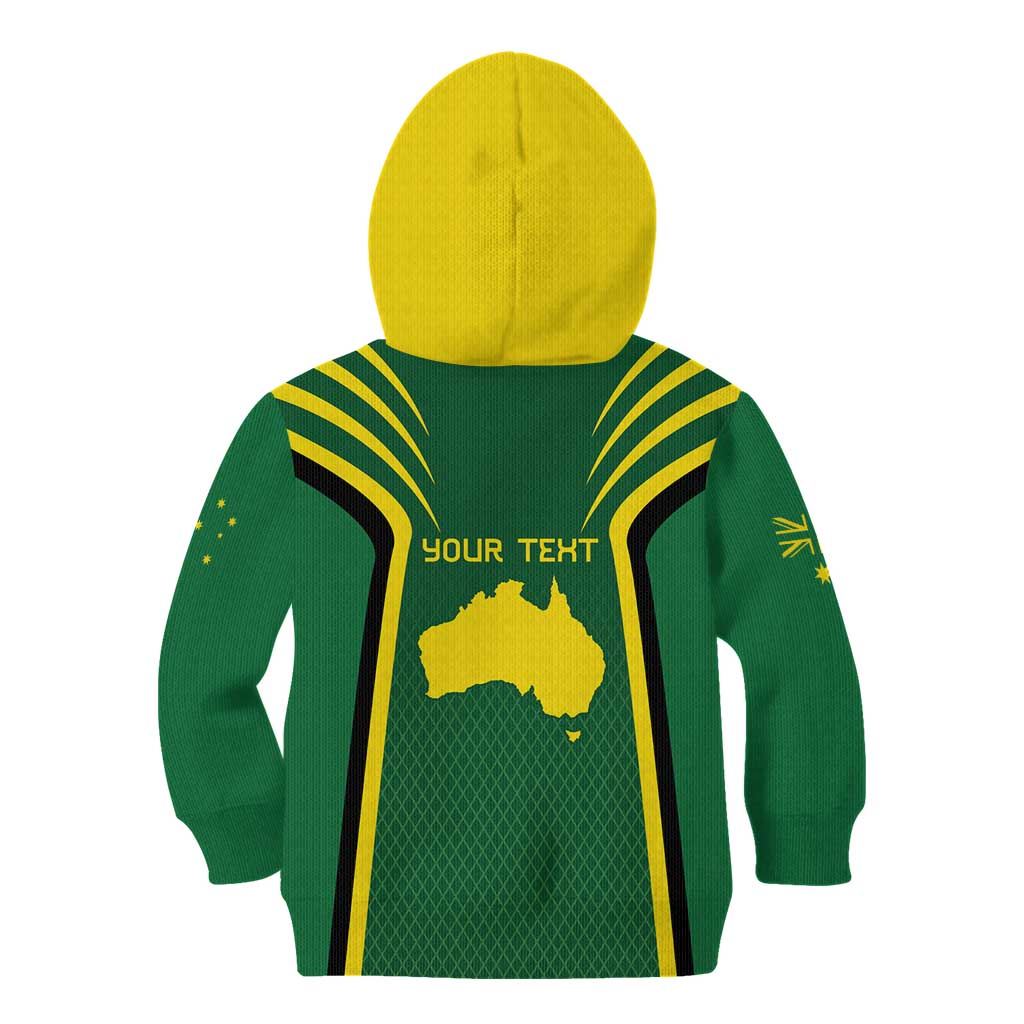 Australia Day 26 January Personalised Kid Hoodie With National Color