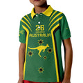 Australia Day 26 January Personalised Kid Polo Shirt With National Color