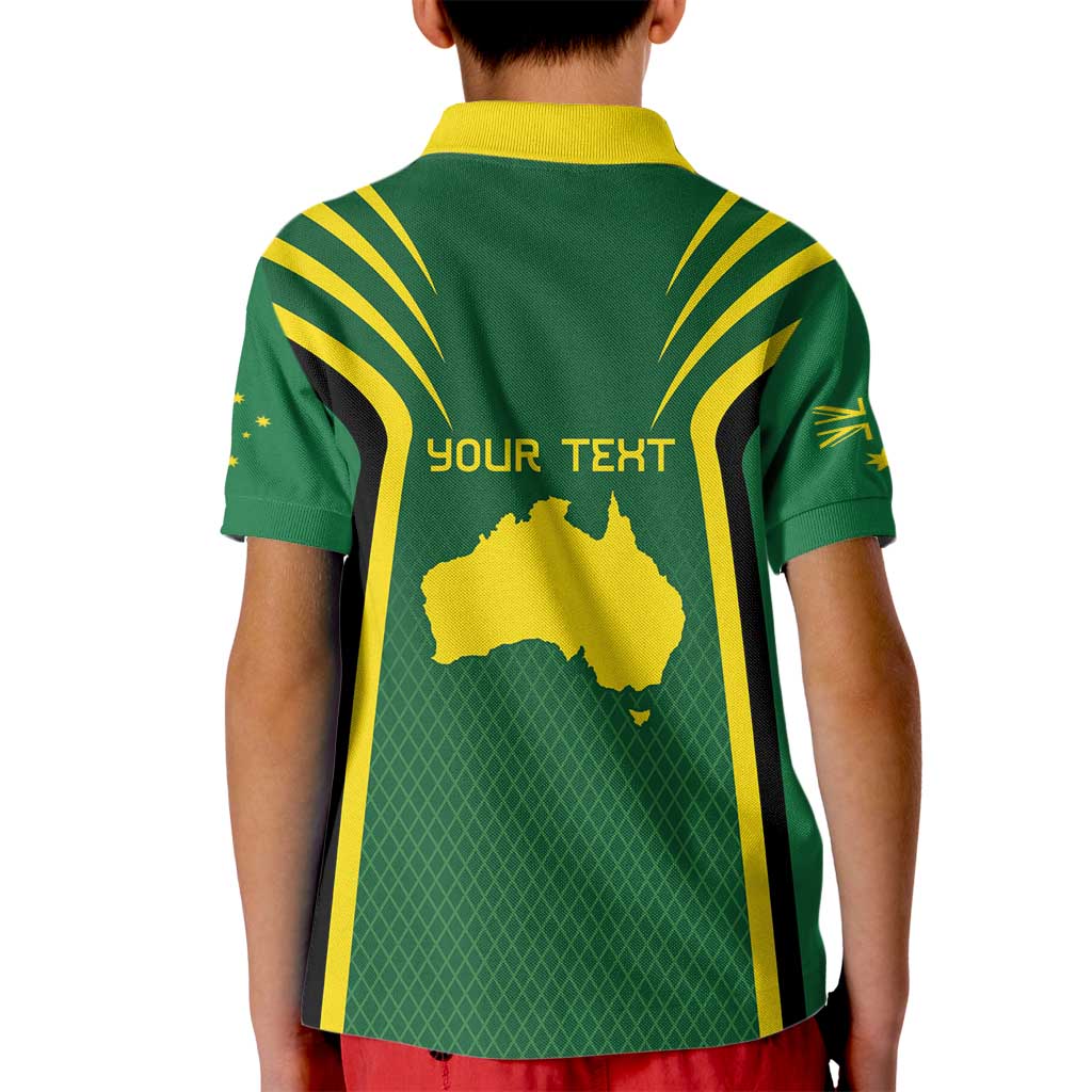 Australia Day 26 January Personalised Kid Polo Shirt With National Color