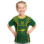 Australia Day 26 January Personalised Kid T Shirt With National Color