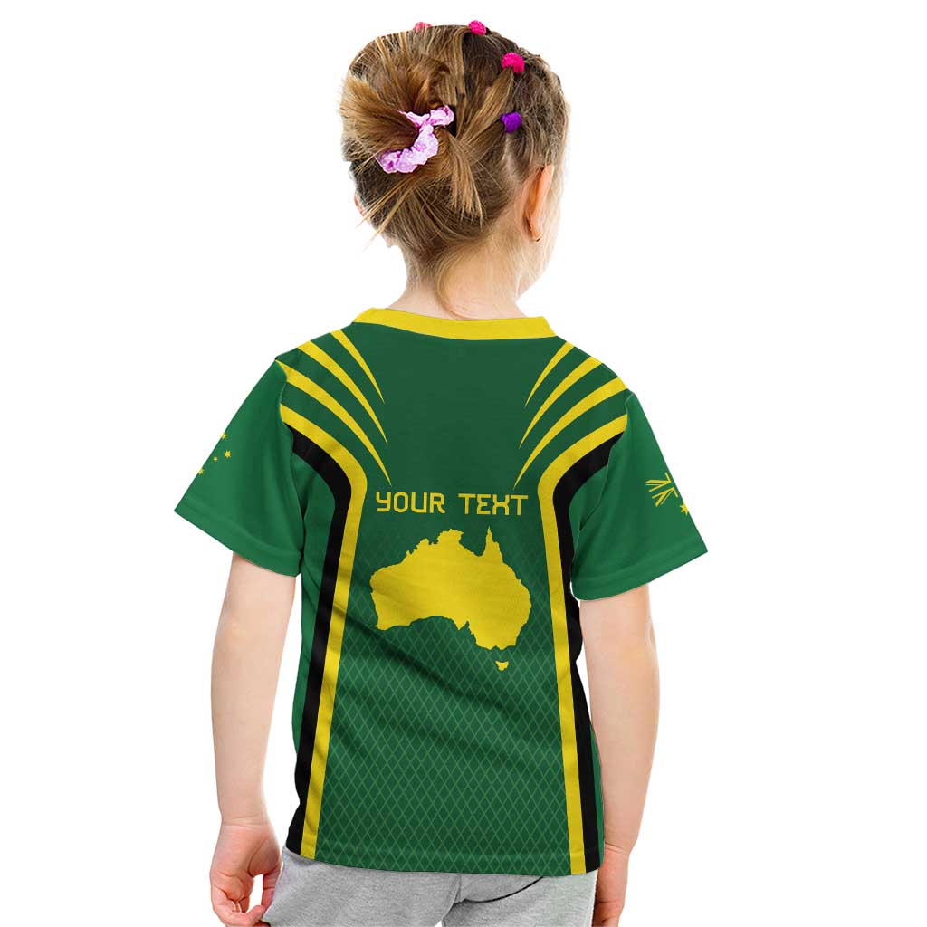 Australia Day 26 January Personalised Kid T Shirt With National Color