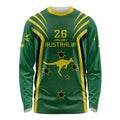 Australia Day 26 January Personalised Long Sleeve Shirt With National Color