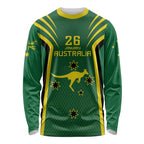 Australia Day 26 January Personalised Long Sleeve Shirt With National Color