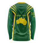 Australia Day 26 January Personalised Long Sleeve Shirt With National Color
