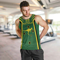Australia Day 26 January Personalised Men Tank Top With National Color