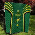 Australia Day 26 January Personalised Quilt With National Color