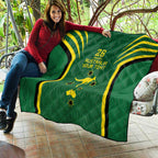Australia Day 26 January Personalised Quilt With National Color