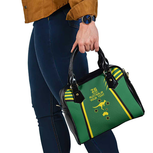 Australia Day 26 January Personalised Shoulder Handbag With National Color