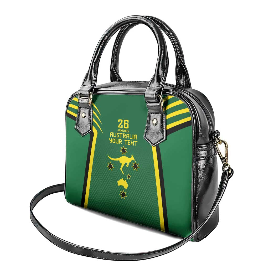 Australia Day 26 January Personalised Shoulder Handbag With National Color