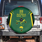 Australia Day 26 January Personalised Spare Tire Cover With National Color