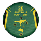 Australia Day 26 January Personalised Spare Tire Cover With National Color