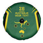Australia Day 26 January Personalised Spare Tire Cover With National Color