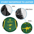 Australia Day 26 January Personalised Spare Tire Cover With National Color