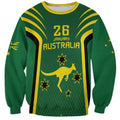 Australia Day 26 January Personalised Sweatshirt With National Color