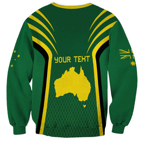 Australia Day 26 January Personalised Sweatshirt With National Color
