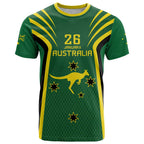 Australia Day 26 January Personalised T Shirt With National Color