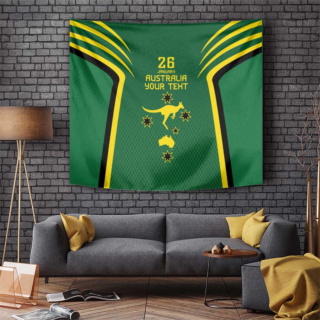 Australia Day 26 January Personalised Tapestry With National Color