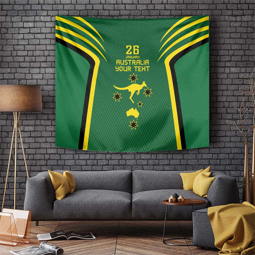 Australia Day 26 January Personalised Tapestry With National Color