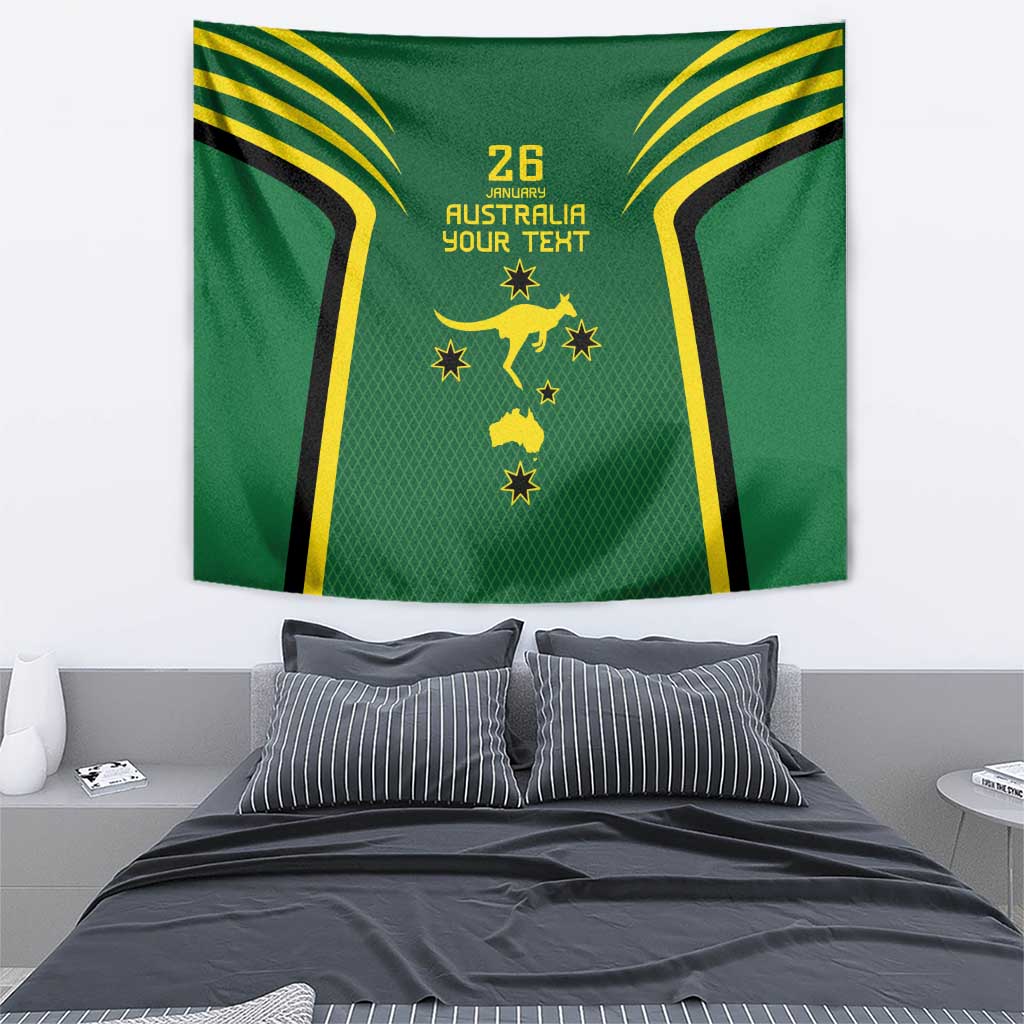 Australia Day 26 January Personalised Tapestry With National Color