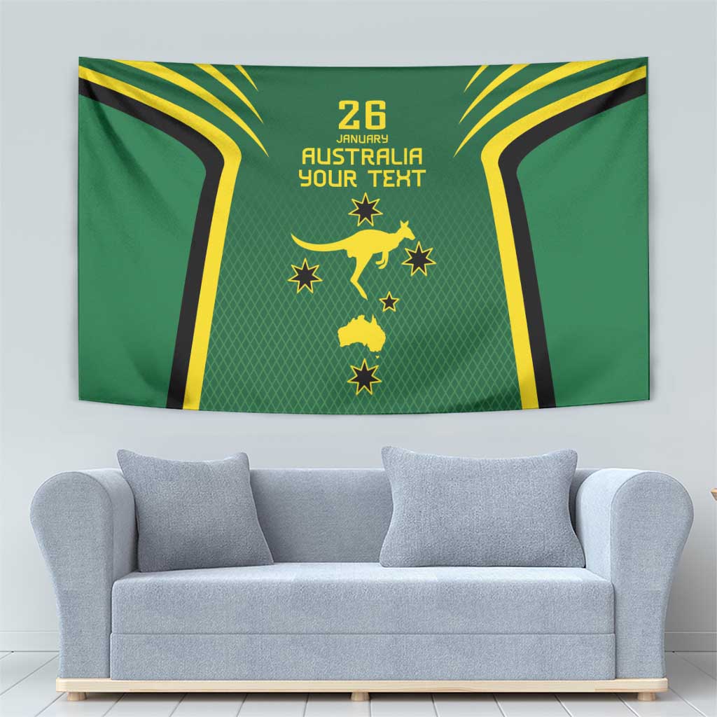 Australia Day 26 January Personalised Tapestry With National Color