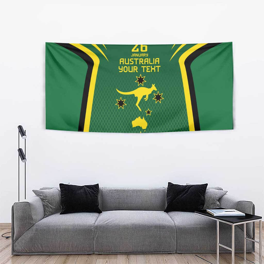 Australia Day 26 January Personalised Tapestry With National Color