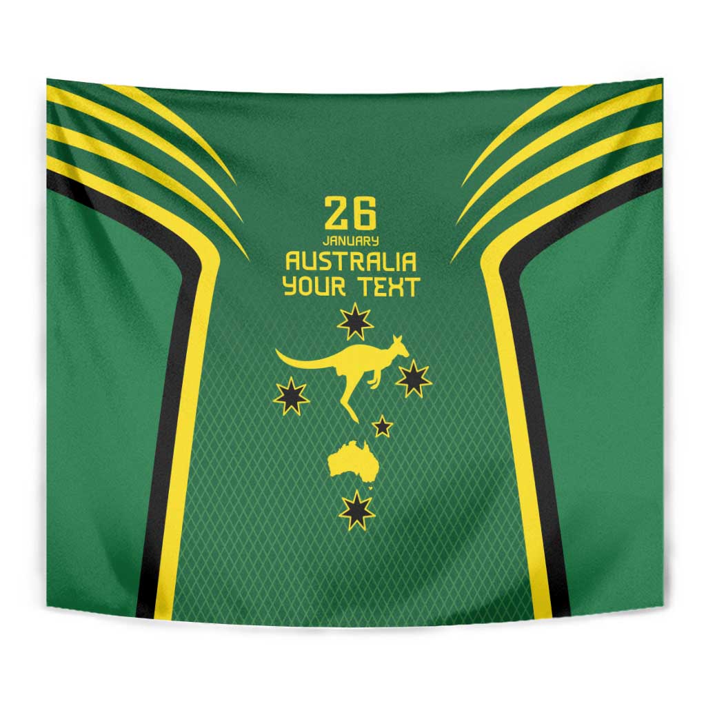 Australia Day 26 January Personalised Tapestry With National Color