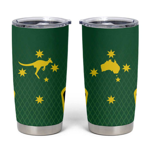 Australia Day 26 January Personalised Tumbler Cup With National Color