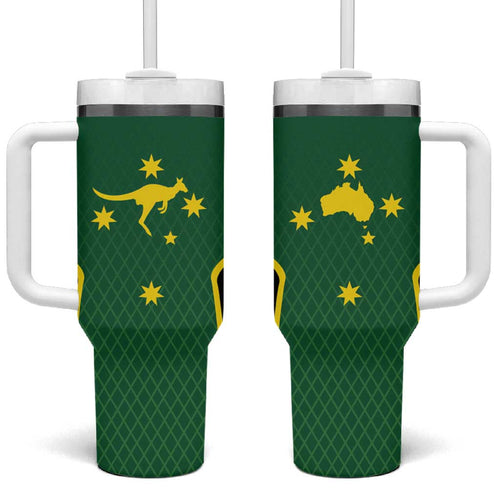 Australia Day 26 January Personalised Tumbler With Handle With National Color