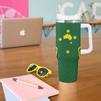 Australia Day 26 January Personalised Tumbler With Handle With National Color