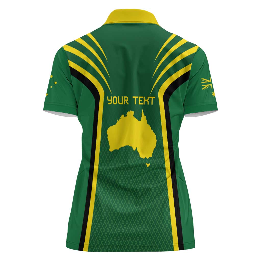 Australia Day 26 January Personalised Women Polo Shirt With National Color